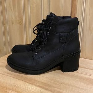Crown Vintage Charley Black combat boot